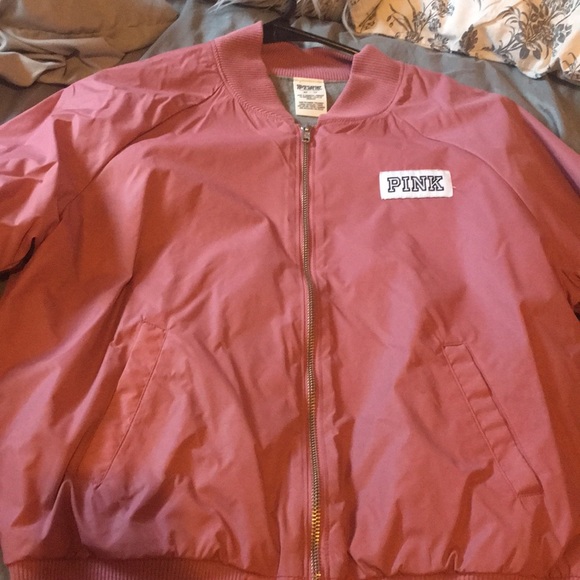 Pink Brand Bomber Jacket From Victoria 